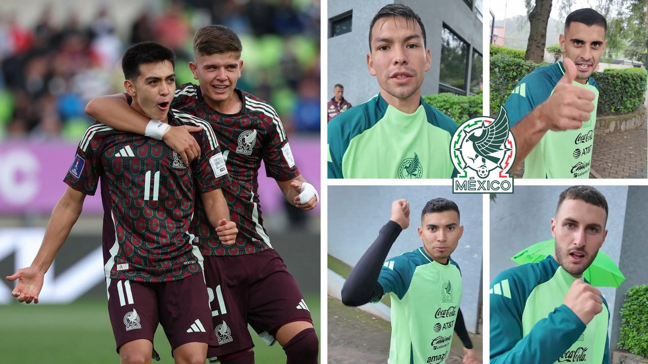Selección Mexicana manda mensaje de apoyo a la Sub 20 en plenos cuartos de final en Mundial en Chile