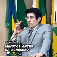 Agressão e lesões na cabeça do vereador Dr. Marcos Vinícius
