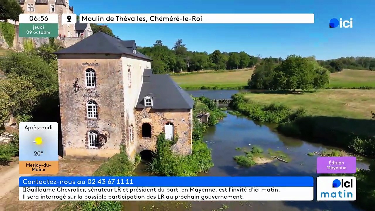 09/10/2025 - ici matin par ici Mayenne en vidéo