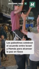 Celebraciones por el acuerdo de paz entre Hamás e Israel