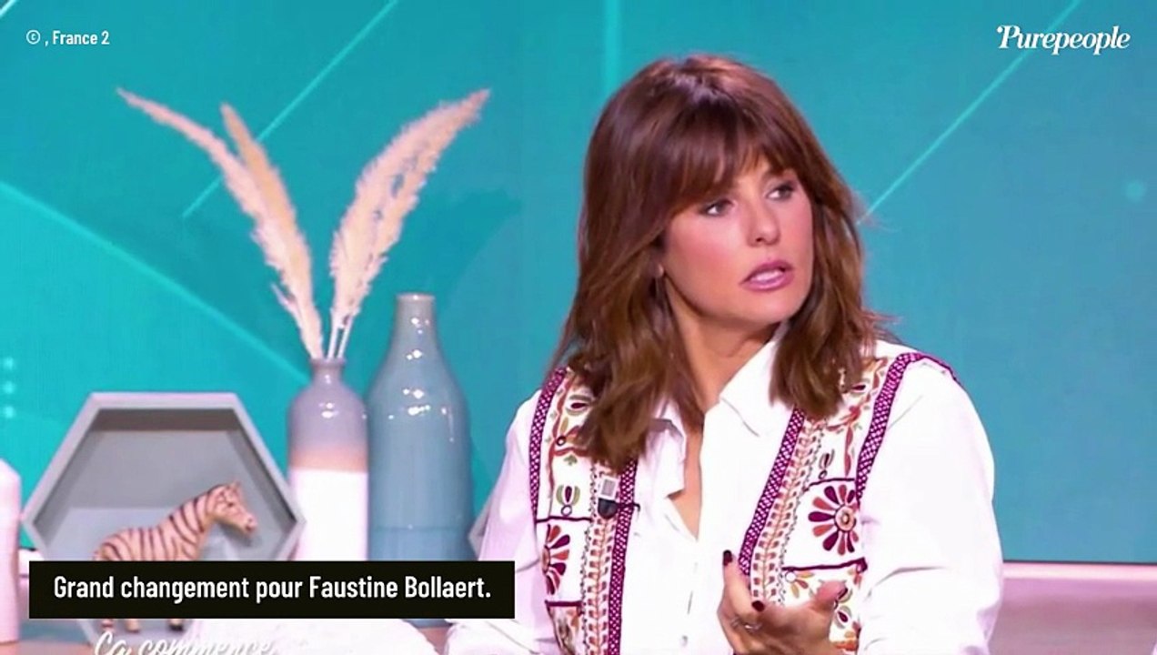 Après huit ans dans Ca commence aujourd'hui, Faustine Bollaert face à un changement pour son émission