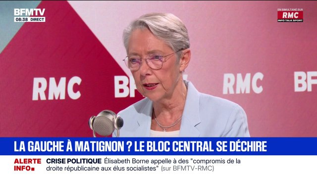 Élisabeth Borne: Je pense que ça fait un certain temps que la gauche ne me qualifierait pas comme une femme de gauche
