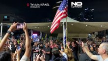 İsrail ile Hamas arasında anlaşma haberi Tel Aviv'de sevinçle karşılandı