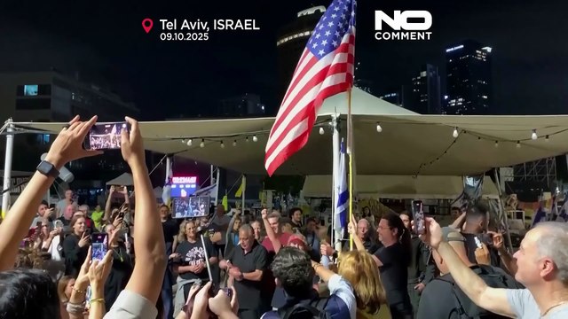 Gioia e sollievo a Tel Aviv per l'accordo che promette il rilascio degli ostaggi a Gaza