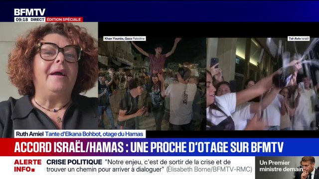 Accord Israël/Hamas: Je voudrais remercier le gouvernement de l'État d'Israël , affirme Ruth Amiel, tante d'Elkana Bohbot, otage du Hamas