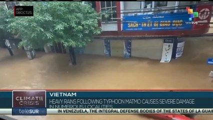 Vietnam: Heavy rains following Typhoon Matmo cause severe damage in northern localities