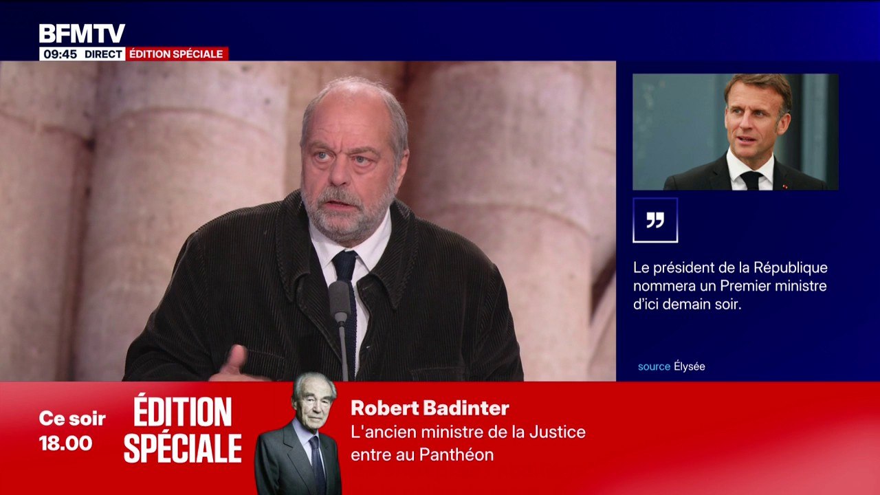 Magistrate menacée après la condamnation de Nicolas Sarkozy: "C'est insupportable", affirme Éric Dupond-Moretti