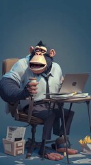 Monkey work from home