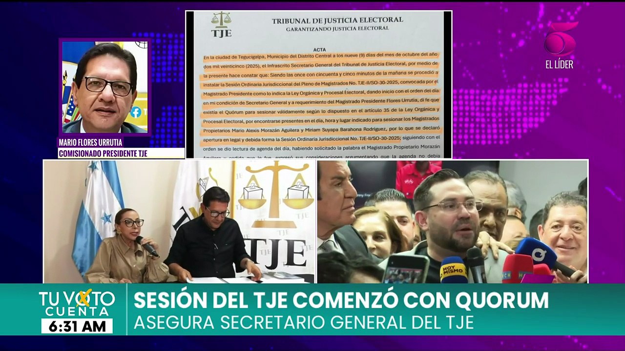 Magistrado del TJE denuncia amenazas de Luis Redondo tras resolución en caso Jorge Cálix