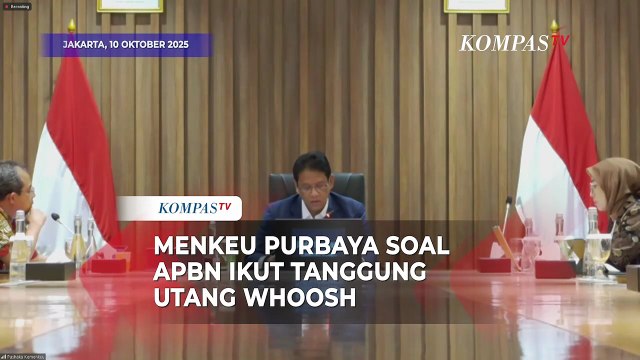 Menkeu Purbaya Tak Mau APBN Ikut Tanggung Beban Utang Kereta Cepat Whoosh