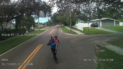 Hero bus driver saves toddler found wandering along side of busy road