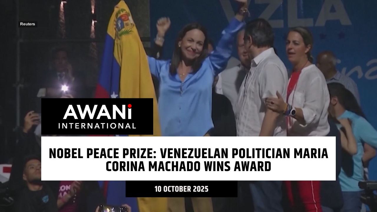 Nobel Peace Prize: Venezuelan politician Maria Corina Machado wins award