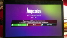 Impossible Quiz Show: We'll be right back!