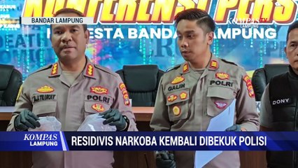 Residivis Narkoba Kembali Dibekuk Polisi