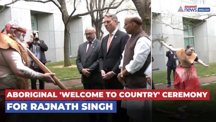 Rajnath Singh Honoured with Aboriginal 'Welcome to Country' Smoke Ceremony in Australia