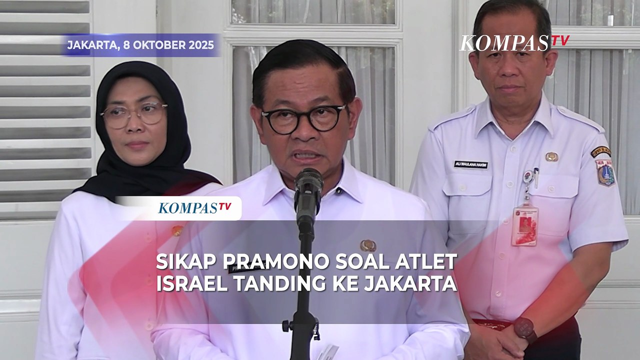 Gubernur Pramono Tolak Atlet Israel ke Jakarta: Yang Terjadi di Gaza Memorinya Melekat
