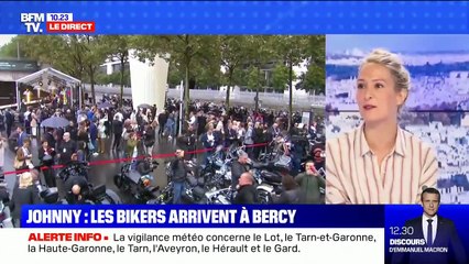 Johnny Hallyday – Inauguration de la Statue à Paris (14 septembre 2021, BFMTV Live)