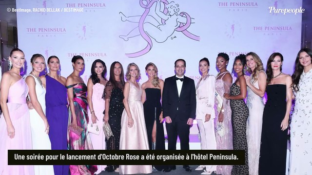 ON Y ÉTAIT. Marine Lorphelin, Camille Cerf, Eric Antoine et sa femme Gennifer, ancienne Miss également... de nombreuses stars réunies pour une soirée d'exception au Peninsula