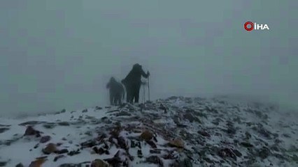 Bursa\'da yılın ilk karını böyle kutladılar...