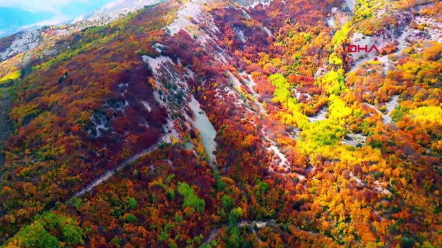 Sonbahar bir resim olsa burası olurdu: Geminbeli'den müthiş kareler