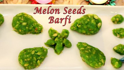 Melon Seeds Barfi | Diwali Special Recipe | Easy Homemade Barfi | Indian Sweets by Cook Book 🍬