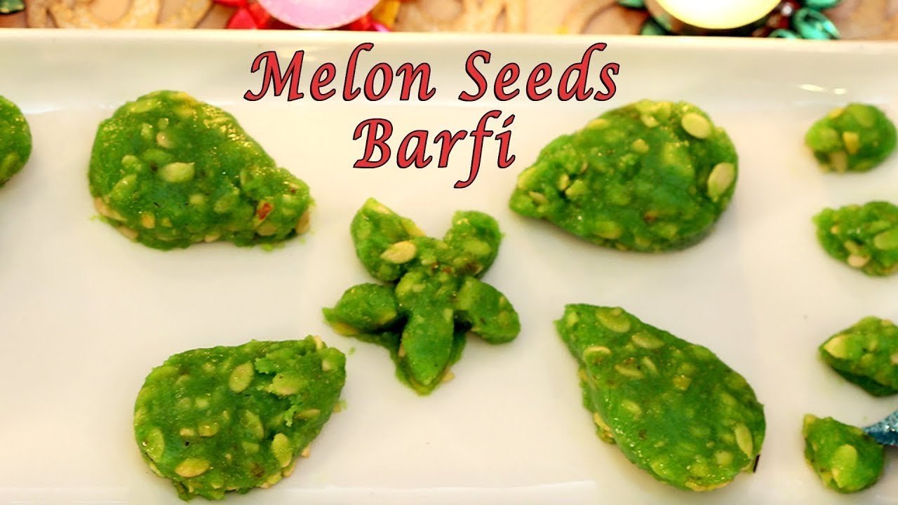 Melon Seeds Barfi | Diwali Special Recipe | Easy Homemade Barfi | Indian Sweets by Cook Book 🍬