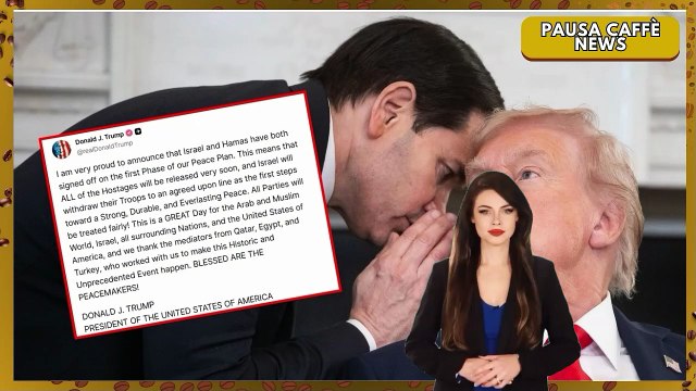 Accordo su Gaza, Trump conferma il rilascio degli ostaggi e il ritiro di Israele