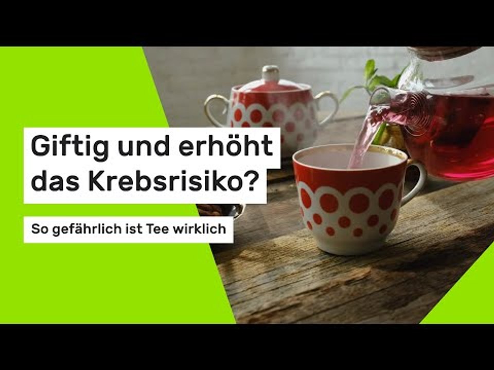 Giftig und erhöht das Krebsrisiko? So gefährlich ist Tee wirklich