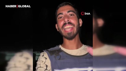 Filistinli gazeteci ateşkesi bu şekilde duyurdu: "Savaş bitti, ateşkes sağlandı"