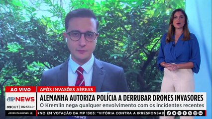 Alemanha autoriza polícia a derrubar drones invasores