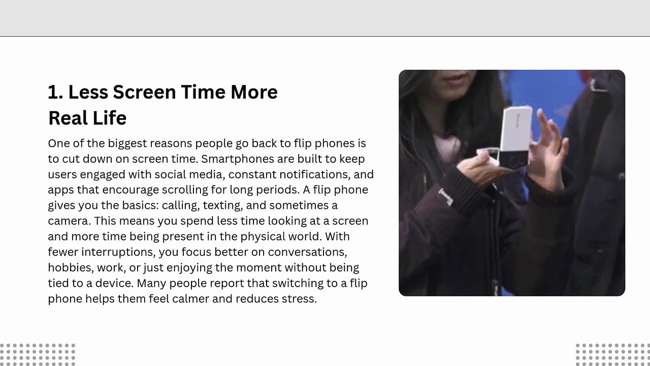 Y2KPHONES Shared 5 Reasons to Make the Switch to a Flip Phone