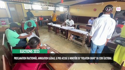[#Reportage] Elections 2025 : proclamation fractionnée, annulation illégale, le PDG accuse le ministère de “violation grave” du Code électoral
