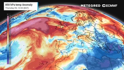 Cold air in Europe this October: Potential for snow?