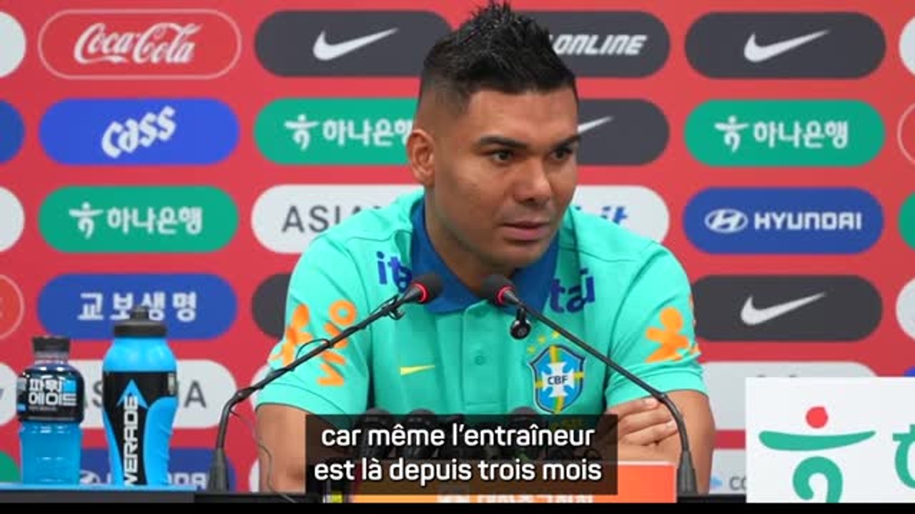 Brésil - Casemiro : "Nous sommes un peu en retard"
