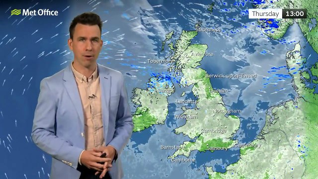 Met Office Thursday Afternoon Weather Forecast 09/10/2025