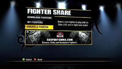 Creating One Fighter (EA Sports MMA)