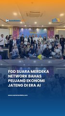 FGD Suara Merdeka Network, Bahas Peluang Ekonomi Jateng di Era AI