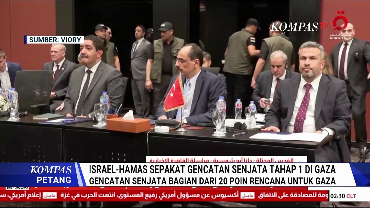 Israel dan Hamas Capai Kesepakatan Gencatan Senjata Tahap 1 di Gaza | KOMPAS PETANG