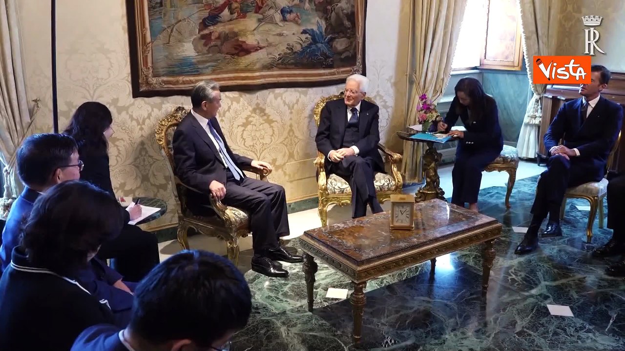Ministro Esteri Cina Wang Yi a Mattarella: Alto apprezzamento per attenzione a relazioni bilaterali