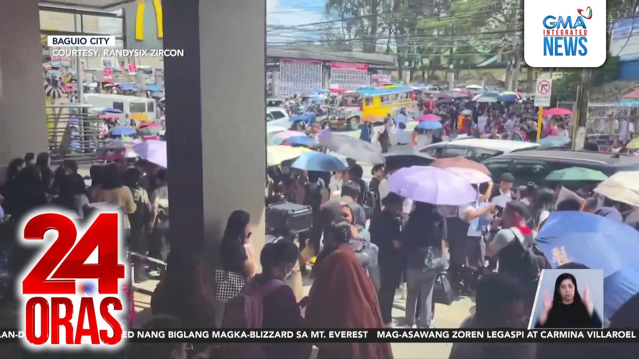 Ilang estudyante, nahilo, hinimatay o nag-panic dahil sa magnitude 4.4 na pagyanig | 24 Oras
