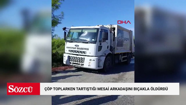 Çöp toplarken tartıştığı mesai arkadaşını bıçakla öldürdü