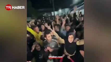 Anlaşma imzalandı halk sokaklara döküldü: Gazze'de ateşkes kutlamaları