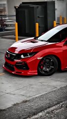 OMG RED RAPPING ON WHITE COROLLA \ RED MY FAV COLOR