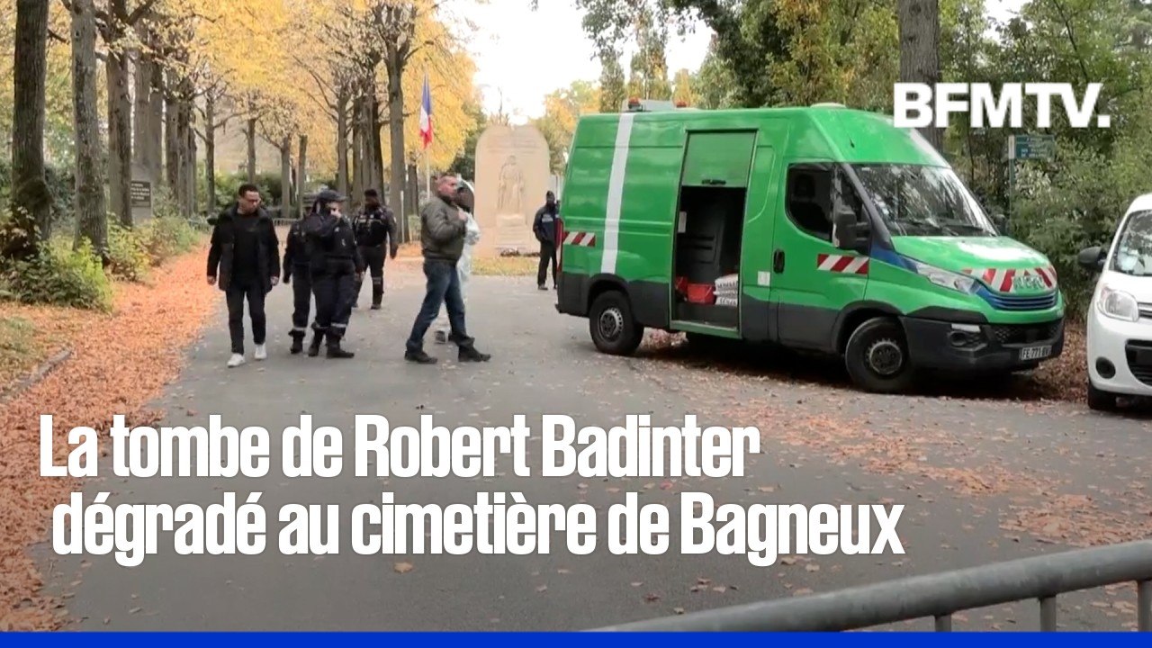 La tombe de Robert Badinter dégradée au cimetière de Bagneux avant sa panthéonisation