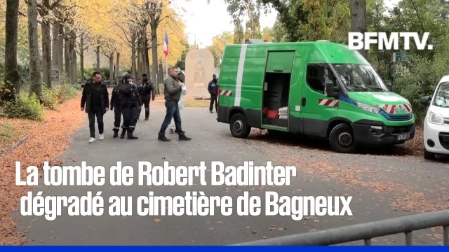 La tombe de Robert Badinter dégradée au cimetière de Bagneux avant sa panthéonisation