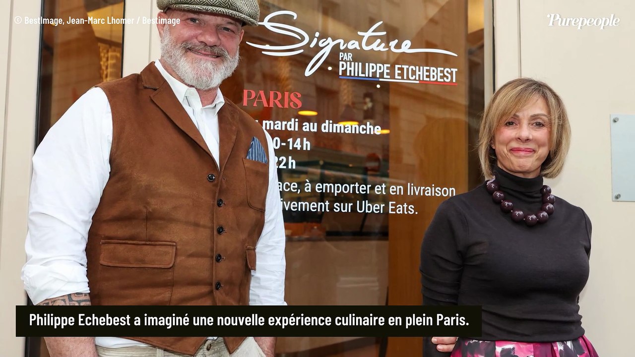 Soutenu par sa femme, Philippe Etchebest se lance dans une nouvelle aventure : photos ensemble pour un grand jour !