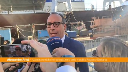 Inaugurazione traghetto Ro-Pax, Aricò "Prima nave Made in Sicily"
