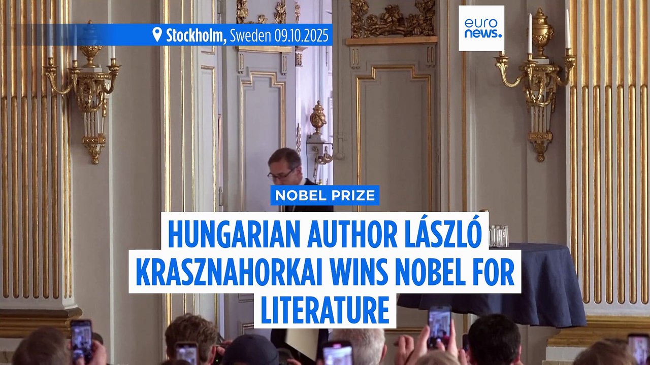 Hungarian author László Krasznahorkai wins 2025 Nobel Prize in Literature