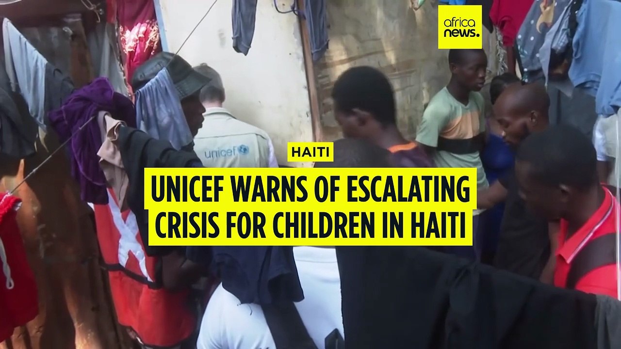 UNICEF warns of escalating crisis for children in Haiti - video Dailymotion