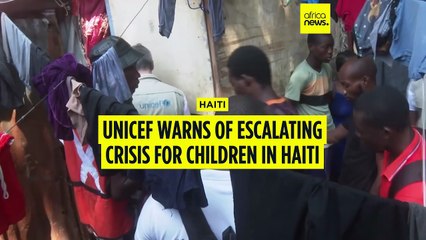 UNICEF warns of escalating crisis for children in Haiti